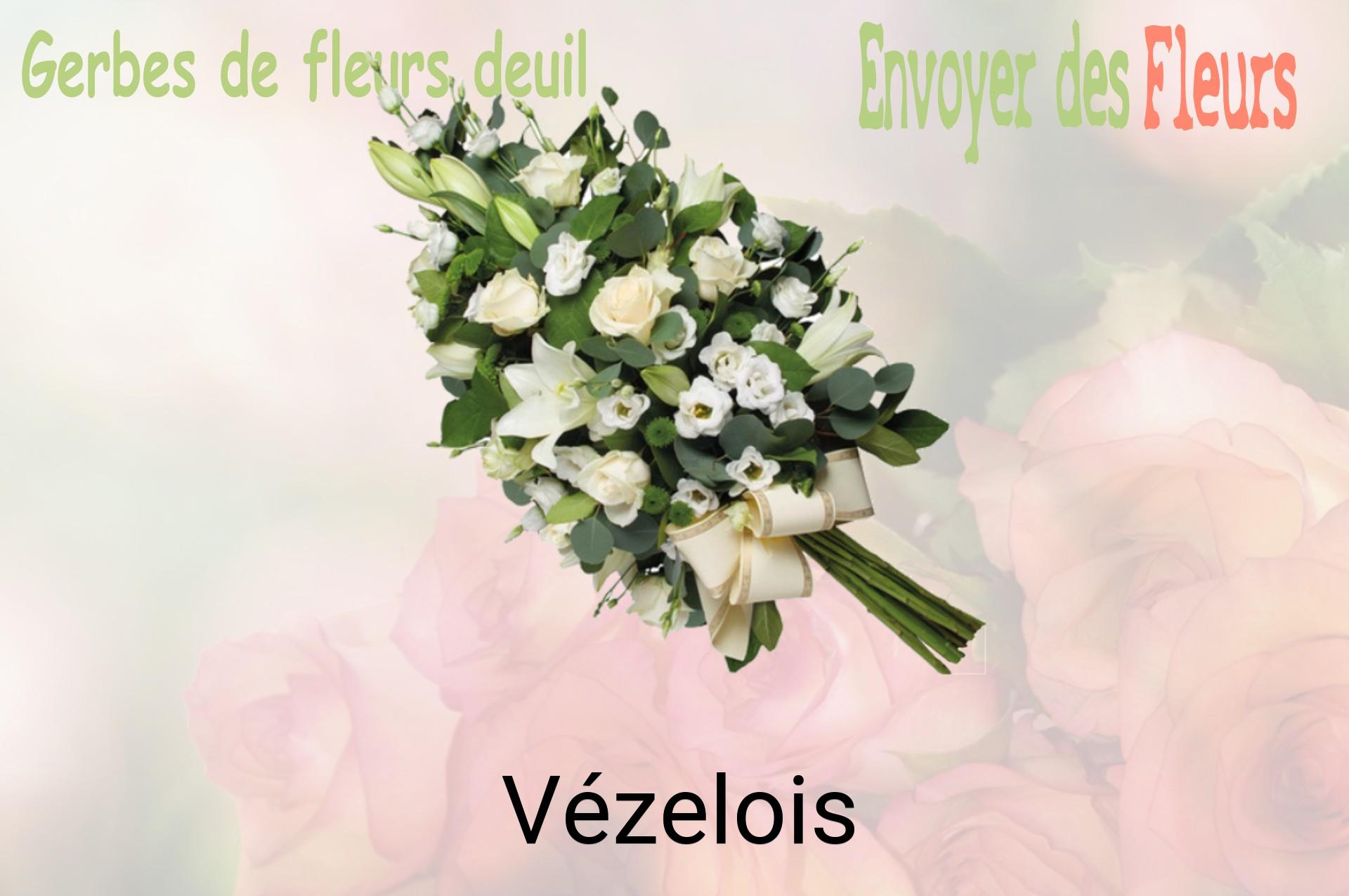 Gerbe de fleurs de deuil livrée à Vézelois